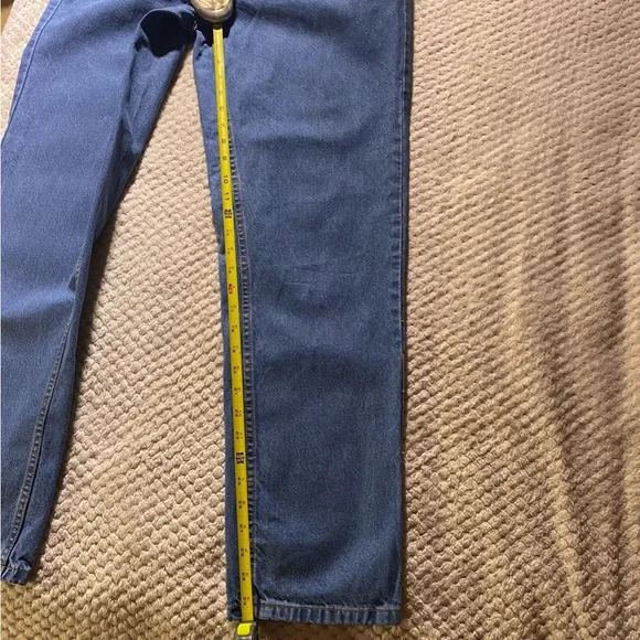 John Blair Jeans Adult 34 Blue Straight Leg Mens Casual 34x32 Cotton - Picture 6 of 16